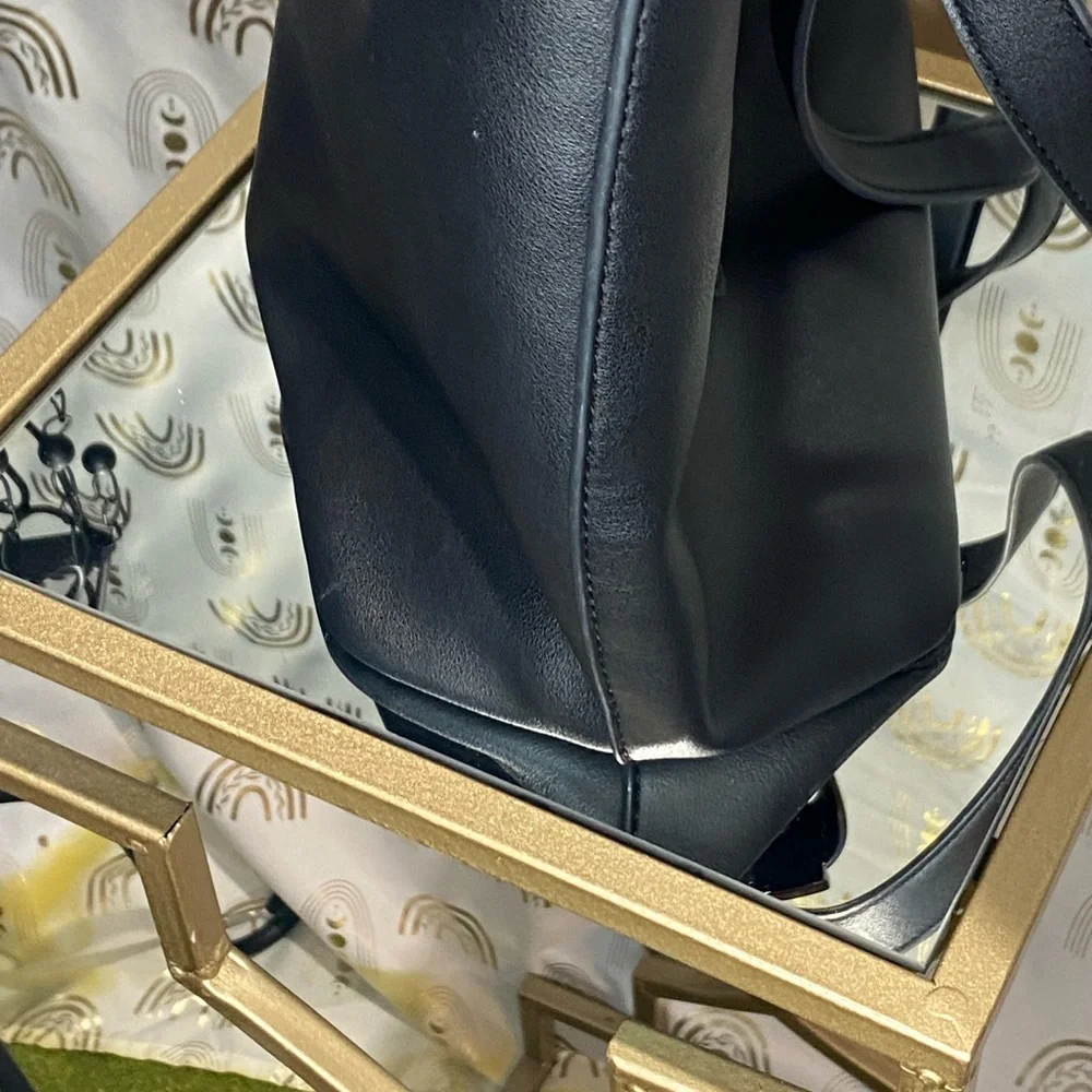 Timeless Black Leather Tote Bag